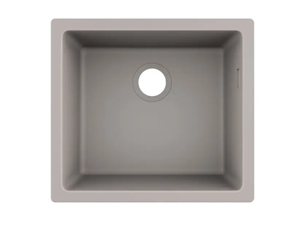 Hansgrohe Dřezy - Podstavný granitový dřez S510-U450, betonová šedá 43431380