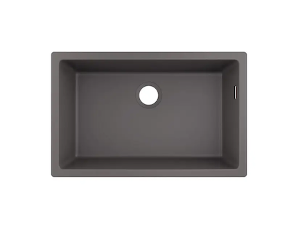 Hansgrohe Dřezy - Podstavný granitový dřez S510-U660, kamenná šedá 43432290