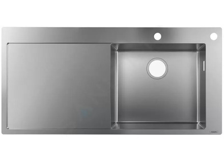Hansgrohe Dřezy - Vestavný dřez S717-F450, nerezová ocel 43307800