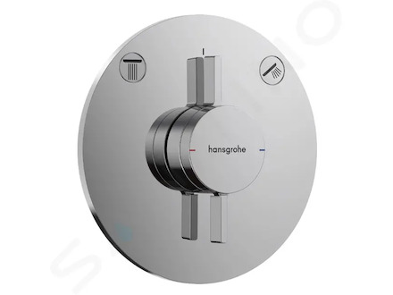 Hansgrohe DuoTurn S - Baterie pod omítku, pro 2 spotřebiče, chrom 75418000