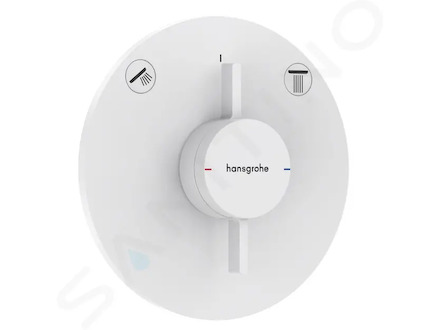 Hansgrohe DuoTurn S - Baterie pod omítku, pro 2 spotřebiče, matná bílá 75418700