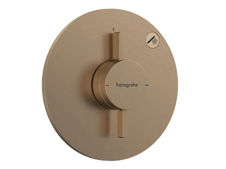 Hansgrohe DuoTurn S - Sprchová baterie pod omítku, kartáčovaný bronz 75618140