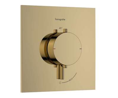 Hansgrohe Ecostat Comfort E - Termostatická baterie pod omítku, leštěný vzhled zlata 33710990
