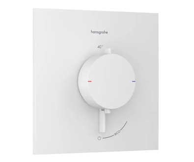Hansgrohe Ecostat Comfort E - Termostatická baterie pod omítku, matná bílá 33710700
