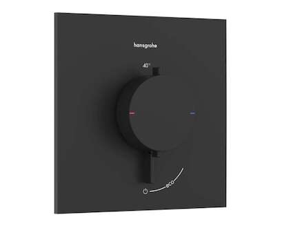 Hansgrohe Ecostat Comfort E - Termostatická baterie pod omítku, matná černá 33710670