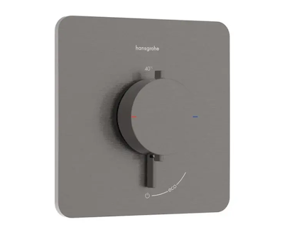 Hansgrohe Ecostat Comfort Q - Termostatická baterie pod omítku, kartáčovaný černý chrom 33712340