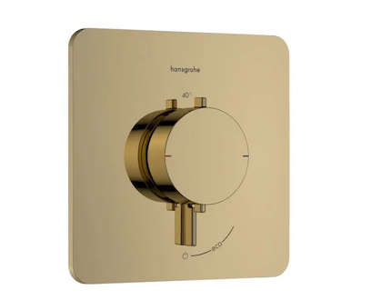 Hansgrohe Ecostat Comfort Q - Termostatická baterie pod omítku, leštěný vzhled zlata 33712990