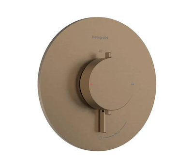 Hansgrohe Ecostat Comfort S - Sprchová baterie pod omítku, s termostatem, kartáčovaný bronz 33714140