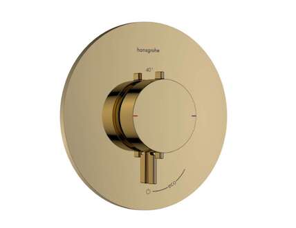Hansgrohe Ecostat Comfort S - Sprchová baterie pod omítku, s termostatem, leštěný vzhled zlata 33714990
