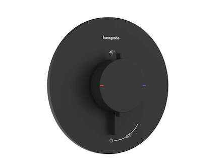 Hansgrohe Ecostat Comfort S - Sprchová baterie pod omítku, s termostatem, matná černá 33714670