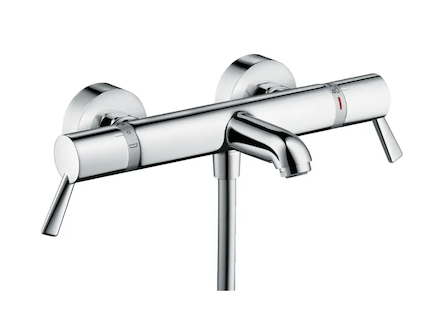 Hansgrohe Ecostat Comfort - Termostatická vanová baterie Care, prodloužené rukojeti, chrom 13115000