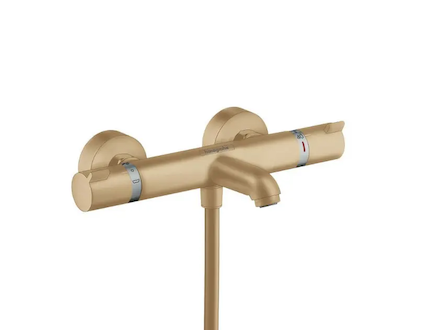 Hansgrohe Ecostat Comfort - Termostatická vanová baterie, kartáčovaný bronz 13114140