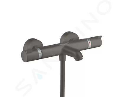 Hansgrohe Ecostat Comfort - Termostatická vanová baterie, kartáčovaný černý chrom 13114340