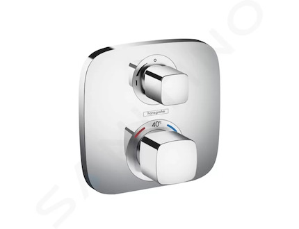Hansgrohe Ecostat E - Termostatická baterie pod omítku s uzavíracím ventilem, chrom 15707000