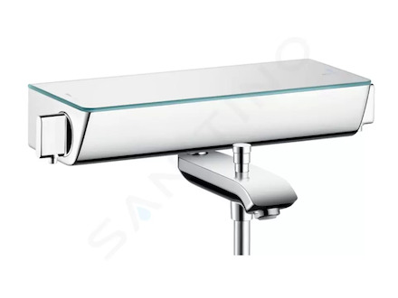 Hansgrohe Ecostat Select - Termostatická vanová baterie, bílá/chrom 13141400
