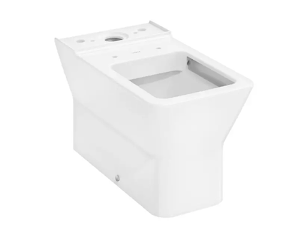 Hansgrohe EluPura Original Q - WC kombi mísa, vario odpad, Rimless, SmartClean, bílá 61177450