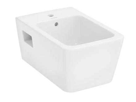 Hansgrohe EluPura Original Q - Závěsný bidet, otvor pro baterii, HygieneEffect, bílá 62046450