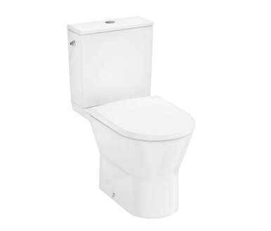 Hansgrohe EluPura Original S - WC kombi se sedátkem SoftClose, zadní odpad, AquaChannel Flush, SmartClean, EcoSmart, boční napou