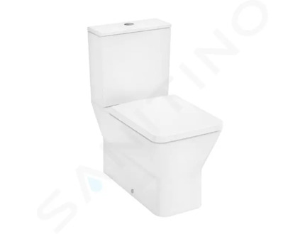 Hansgrohe EluPura Q Original - WC kombi se sedátkem, vario odpad, Rimless, bílá 60206450