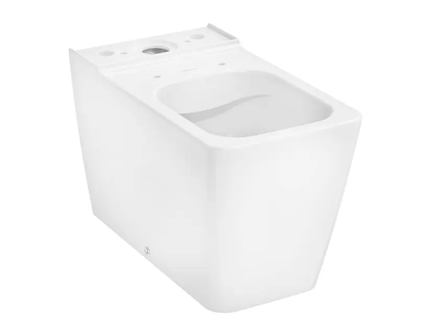 Hansgrohe EluPura Q - WC kombi mísa, vario odpad, Rimless, AquaFall Flush, HygieneEffect, EcoSmart, bílá 62036450