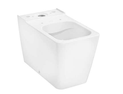 Hansgrohe EluPura Q - WC kombi mísa, vario odpad, Rimless, AquaFall Flush, SmartClean, EcoSmart, bílá 61164450