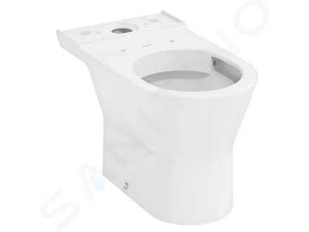 Hansgrohe EluPura S Original - WC kombi mísa, zadní odpad, Rimless, HygieneEffect, bílá 62038450
