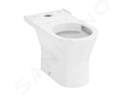 Hansgrohe EluPura S Original - WC kombi mísa, zadní odpad, Rimless, SmartClean, bílá 61165450