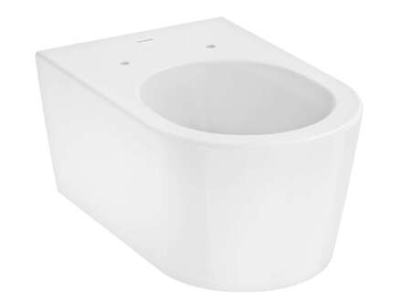 Hansgrohe EluPura S - Závěsné WC, AquaHelix Flush, Rimless, EcoSmart, bílá 60343450