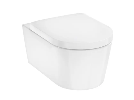 Hansgrohe EluPura S - Závěsné WC se sedátkem SoftClose, AquaFall, HygieneEffect, bílá 62021450