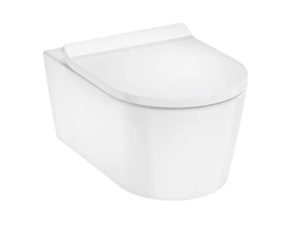 Hansgrohe EluPura S - Závěsné WC se sedátkem SoftClose, AquaHelix, SmartClean, bílá 61115450
