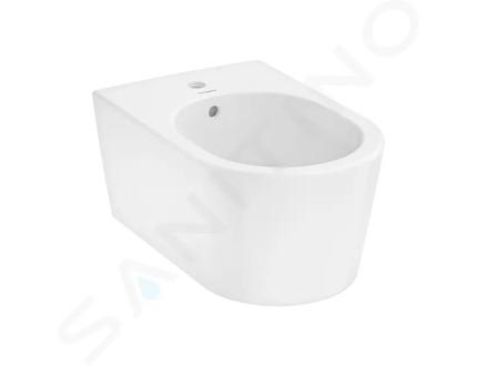 Hansgrohe EluPura S - Závěsný bidet, otvor pro baterii, bílá 60278450
