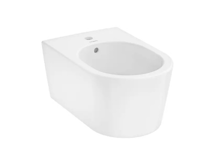 Hansgrohe EluPura S - Závěsný bidet, otvor pro baterii, HygieneEffect bílá 62043450