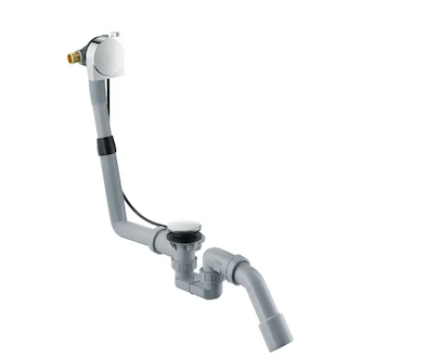 Hansgrohe Exafill S - Odtoková a přepadová souprava, chrom 58113000