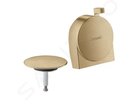 Hansgrohe Exafill S - Vrchní sada vanového výtoku, kartáčovaný bronz 58117140