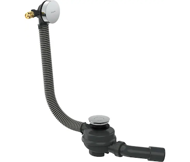 Hansgrohe Exafill - Vanová odtoková a přepadová souprava s napouštěním, Push-Open, chrom 58130000