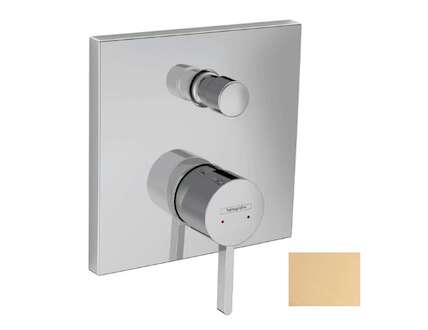 Hansgrohe Finoris - Baterie pod omítku, pro 2 spotřebiče, kartáčovaný bronz 76415140