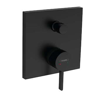 Hansgrohe Finoris - Baterie pod omítku, pro 2 spotřebiče, matná černá 76416670