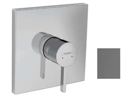 Hansgrohe Finoris - Sprchová baterie pod omítku, kartáčovaný černý chrom 76615340