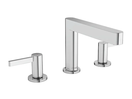 Hansgrohe Finoris - Umyvadlová baterie 110, 3-otvorová instalace, s výpustí Push-Open, EcoSmart, chrom 76033000