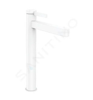 Hansgrohe Finoris - Umyvadlová baterie 260, s výpustí Push-Open, matná bílá 76070700