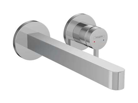 Hansgrohe Finoris - Umyvadlová baterie pod omítku, 2-otvorová instalace, EcoSmart, chrom 76050000