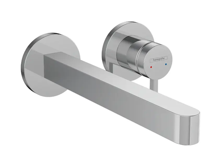 Hansgrohe Finoris - Umyvadlová baterie pod omítku, 2-otvorová instalace, EcoSmart, chrom 76050000