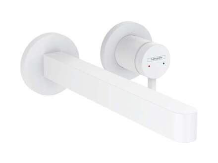 Hansgrohe Finoris - Umyvadlová baterie pod omítku, 2-otvorová instalace, EcoSmart, matná bílá 76050700