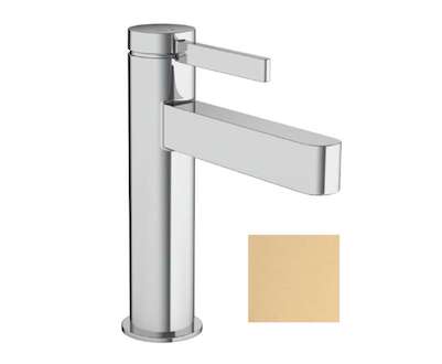 Hansgrohe Finoris - Umyvadlová baterie, s výpustí, CoolStart, EcoSmart, kartáčovaný bronz 76025140