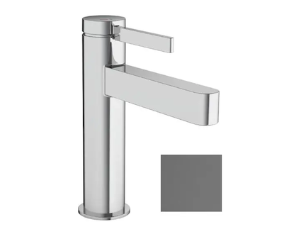 Hansgrohe Finoris - Umyvadlová baterie, s výpustí, CoolStart, EcoSmart, kartáčovaný černý chrom 76025340