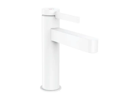Hansgrohe Finoris - Umyvadlová baterie, s výpustí, CoolStart, EcoSmart, matná bílá 76025700