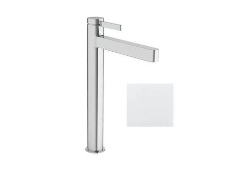 Hansgrohe Finoris - Umyvadlová baterie, s výpustí Push-Open, CoolStart, EcoSmart, matná bílá 76072700