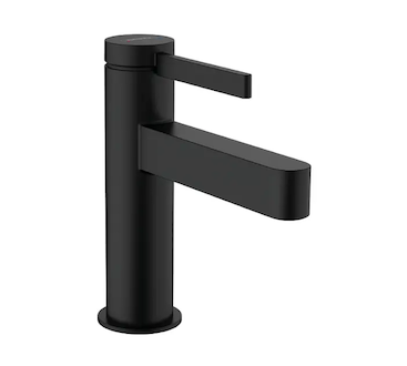 Hansgrohe Finoris - Umyvadlová baterie, s výpustí Push-Open, CoolStart, EcoSmart, matná černá 76024670