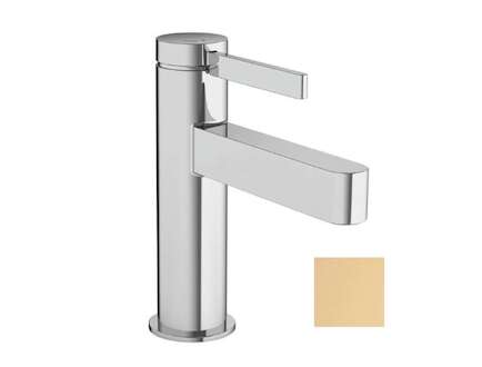 Hansgrohe Finoris - Umyvadlová baterie s výpustí Push-Open, EcoSmart, CoolStart, kartáčovaný bronz 76012140