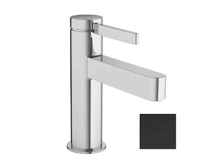 Hansgrohe Finoris - Umyvadlová baterie s výpustí Push-Open, EcoSmart, CoolStart, matná černá 76012670